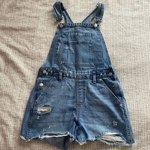 Denim overalls